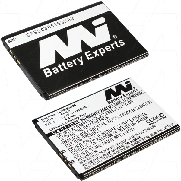 MI Battery Experts CPB-BA600-BP1